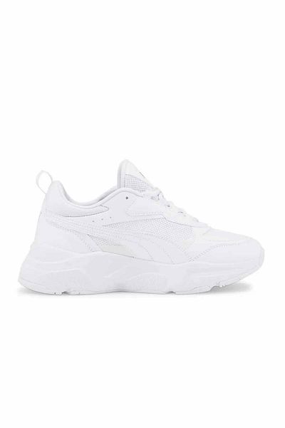 Puma Women's High Sole White Sneakers
