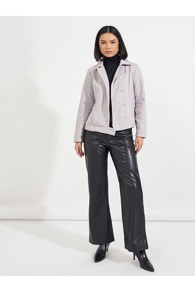 Styli Regular Fit Regular Length Military Style Jacket