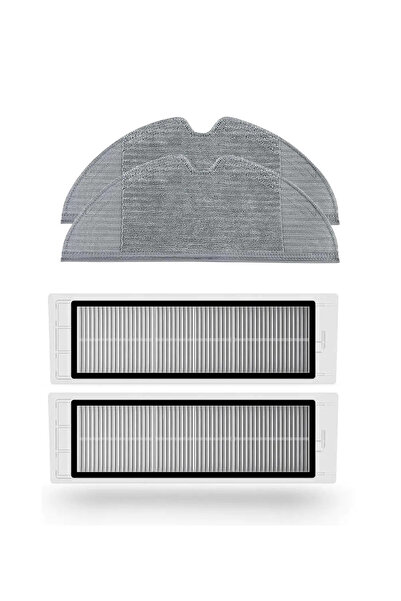 ROPALDE Set de 4 piese de schimb compatibile cu aspiratorul robot Xiaomi Vacuum Mop 2 Pro (Plus) (STYTJ02ZHM)