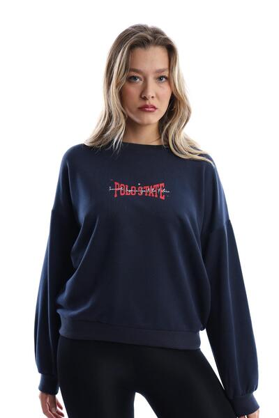 Polo State Polo pentru femei, față și spate, cu imprimeu State, cu 3 fire, af...