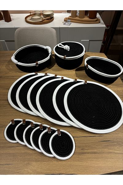 MaVaux Set de coș și coș de pâine Amor, 15 piese, din iuta