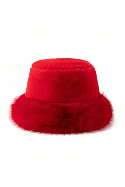REMSA Red Women's Plush Bucket Heart - Rkş-14