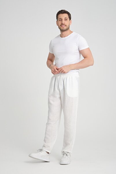 Valiberta Baggy Mold White Aerobin Trousers