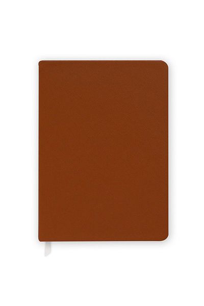Chapters Vegan Leather Notebook - Mocha
