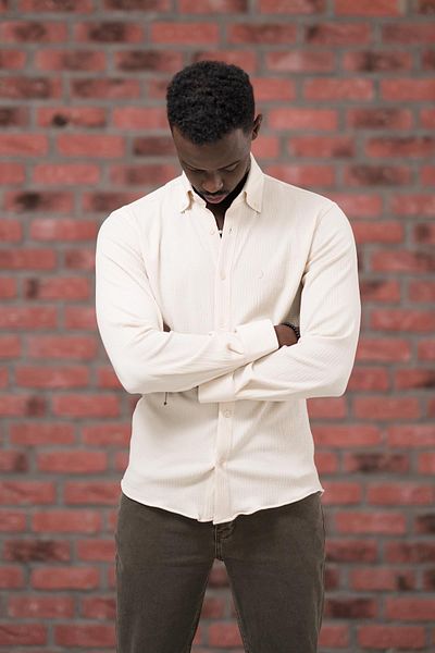 ModTime Πλεκτό μοτίβο Full Lycra Cotton Slimfit πουκάμισο