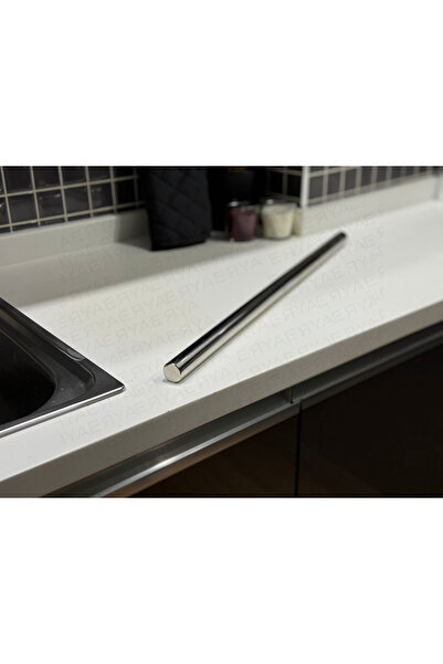 Genel Markalar Paslanmaz Oklava (60cm) Yapışmaz, Kolay Temizlenir Hamur Ve Yu...