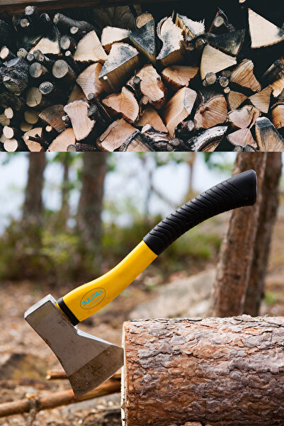 BULİTRA Su Armatürleri Fiber Saplı Balta Nacak Kamp Odun Kesme - Kırma Budama Kemik Kesme Bölme