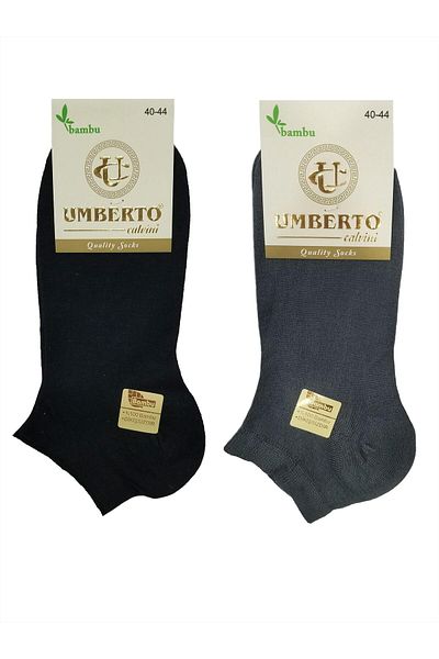 Umberto Calvini Мъжки чорапи Umberto Boots от естествен бамбук, 6 броя - 307