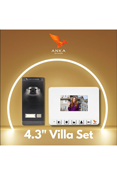 STLIFE ANKA 4.3" Villa Set Görüntülü Diyafon Tam Set 3 Yıl Garanti Türkiye'ni...