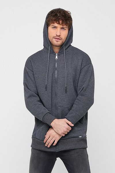 Polo State Hanorac unisex cu fermoar antracit