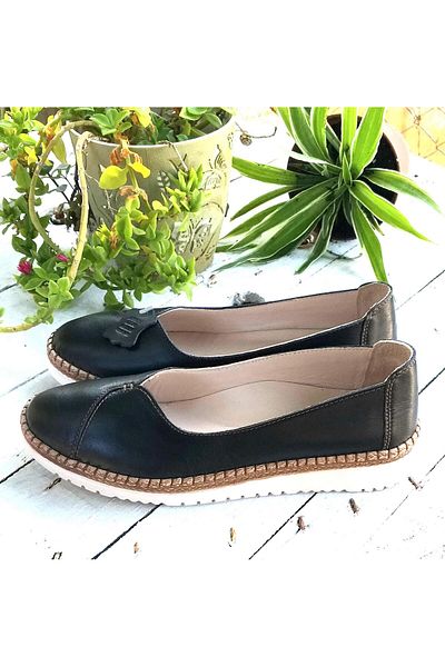 Bulldozer 241737   Women's Genuine Leather Anatomical Comfort Padding Sole Daily Ballerinas