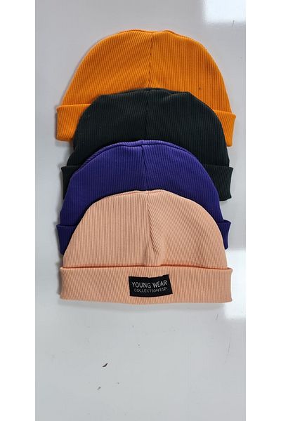 Avones Children's Camisole Fabric Lined Medium Size 4 Pack Beanie