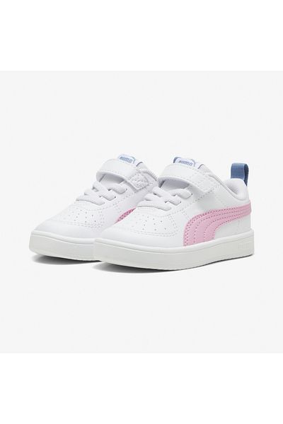 Puma Pantofi sport albi pentru copii Rickie Ac