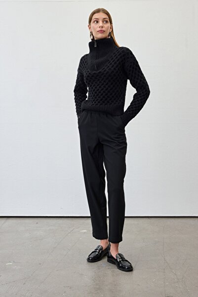 VATKALI Loose fit siyah jogger pantolon