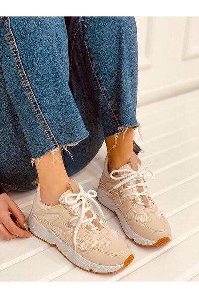 ERVANIN BUTİĞİ Skin Leather (TRAVİS) Women's Sneakers