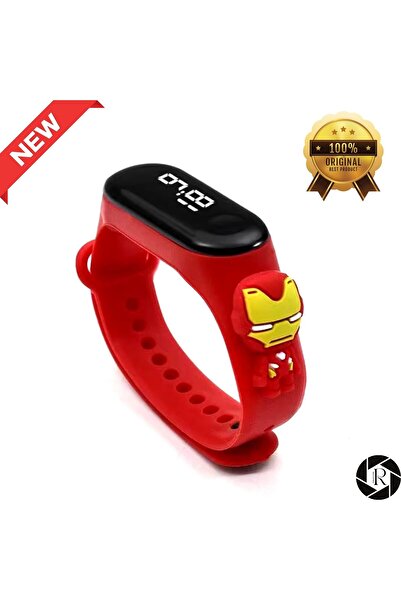 REVOPRO Figürlü Dijital Led Çocuk Saati Dokunmatik Ekranlı Su Geçirmez