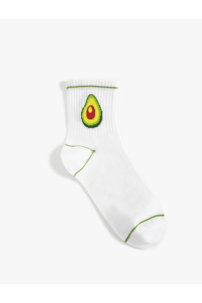 Koton Avocado Patterned Socks