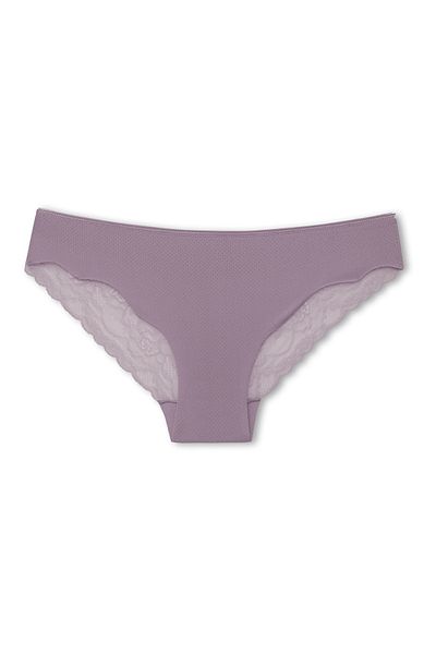 HNX Γυναικεία εσώρουχα 5 συσκευασιών Interlock Laser Cut Lace Slip πίσω