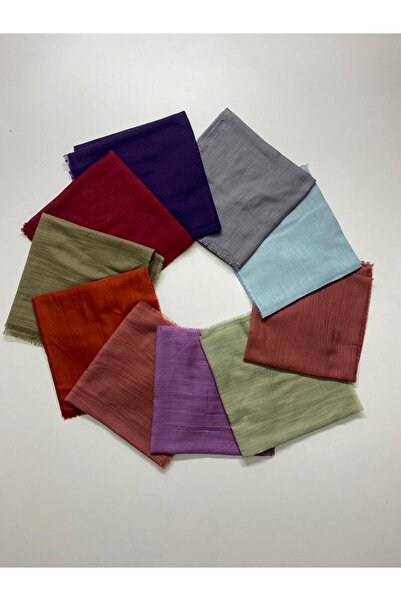 Organic Scarfs Eșarfă Flame Pachet 10 Eșarfă Bumbac Scrisă Distribuție Cadou 100x100cm