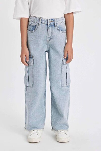 DeFacto A5734a8 Kız Çocuk Jean Pantolon