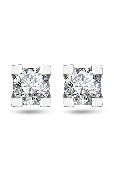 Ariş 0.30 ct Pırlanta Tektaş Küpe