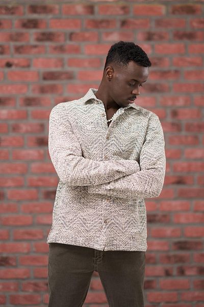 AKÇAYLAR Риза Brenzo Semi Oversize (леко свободна) с шарка Lumberjack