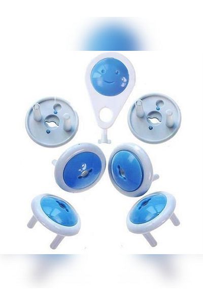 Gaders Child Protection Socket Lock with Key 6 Pieces
