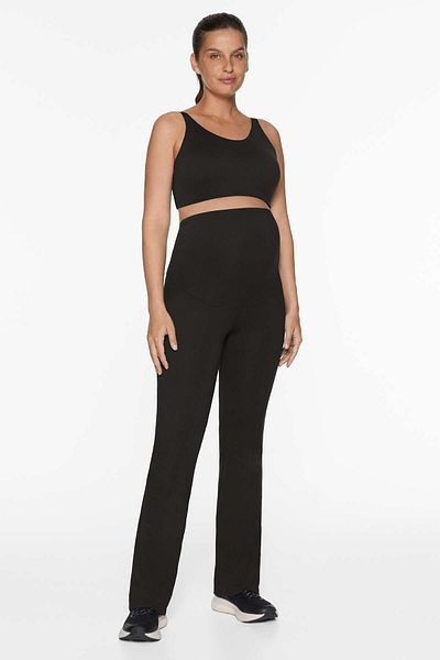 Oysho Maternity comfortlux 80cm flare trousers