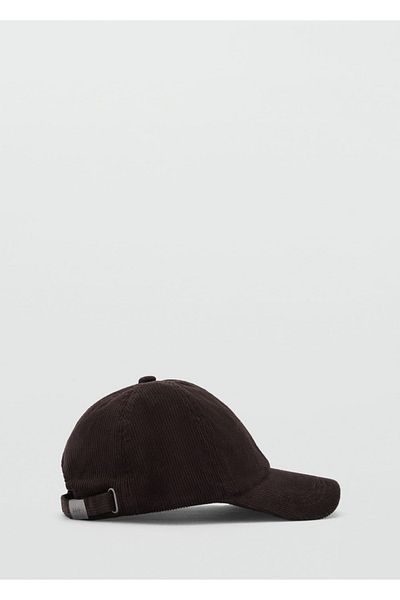 MANGO Man Corduroy Hat with Cord