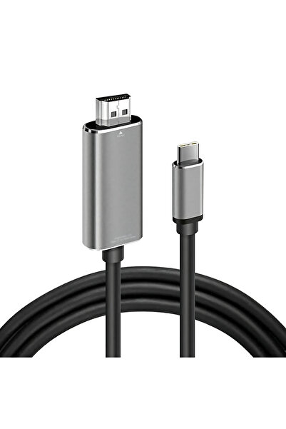 Forzacase Type-C 4K Ultra Full HD 60Hz HDTV Görüntü Aktarım Kablosu Macbook T...