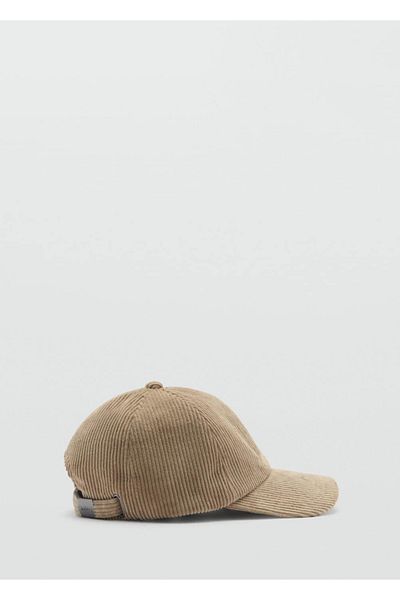 MANGO Man Corduroy Hat with Cord