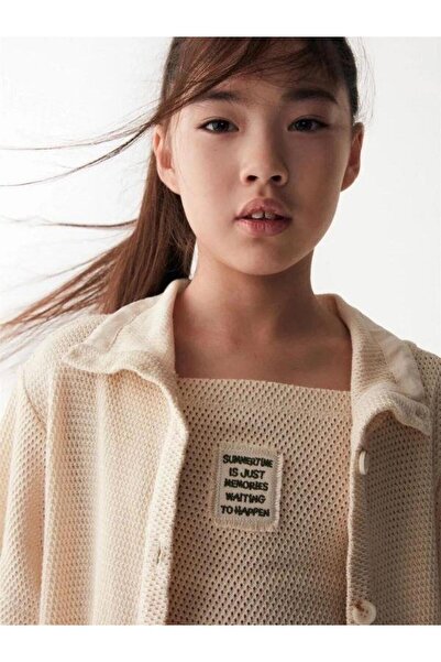 NK Λεπτομερές μπουφάν για κορίτσια με μοτίβο