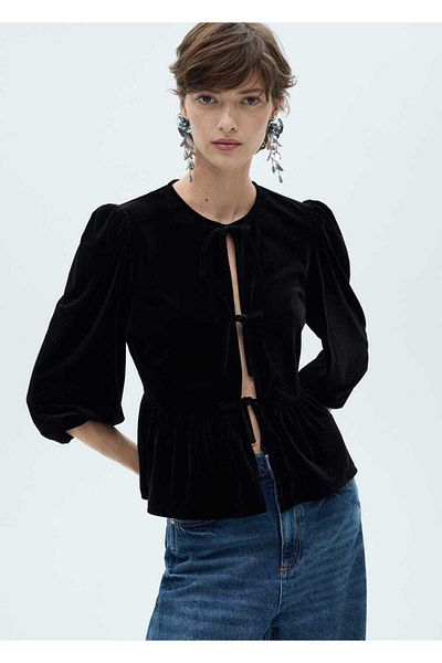 MANGO Woman Design de cămașă