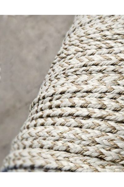 hepsiantep 10mm Ecru Mink Hair Braid - 50Mt Polh