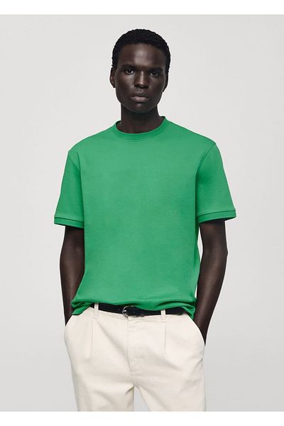 MANGO Man T-Shirt aus 100 % Baumwolle in normaler Passform