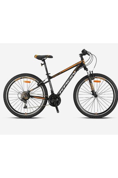 Kron Vortex 4.0 - 24 Mtb - 14' - 21 Vites - V.b. - Mat Siyah-gri/neon Turuncu