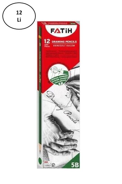 Fatih Graduated Pencil 5B 12 Li (Stm1599-2617)