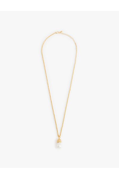 Koton Pearl Detailed Chain Necklace