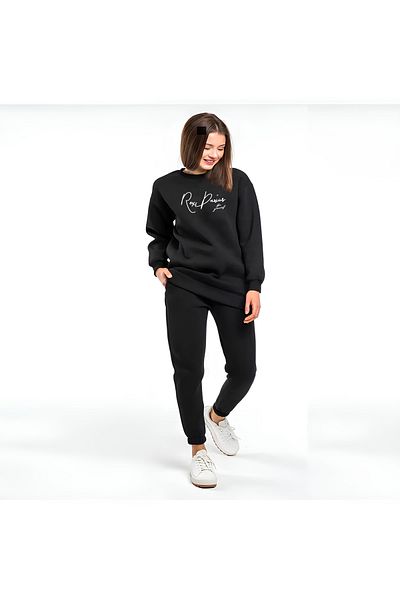 Rex Darius Special Series Combination, Winter, Cotton, Oversize Sweatshirt and Sweatpants Set