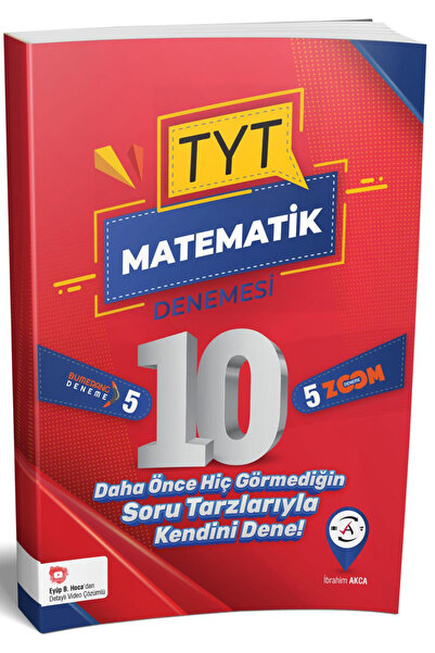 Alternatif Yayınları Akca Yayınları Tyt 10'lu Matematik Denemesi