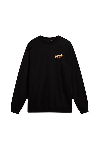 Vans Мъжки черен суитшърт с дълъг ръкав Posted Loose Crew