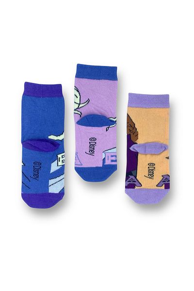 Frozen 3 Pairs of Licensed Socks for Girls - Fz20524