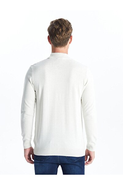 LC Waikiki Southblue Color Turtleneck Long Sleeve Men's Knitwear Sweater