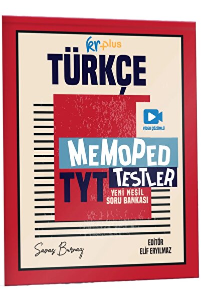 KR Akademi Yayınları KR Plus TYT Türkçe Memoped Testler
