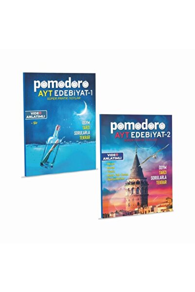 Pomodoro Yayınları Pomodoro Ayt Edebiyat 1-2 Konu Soru Süper Pratik Notlar (2...