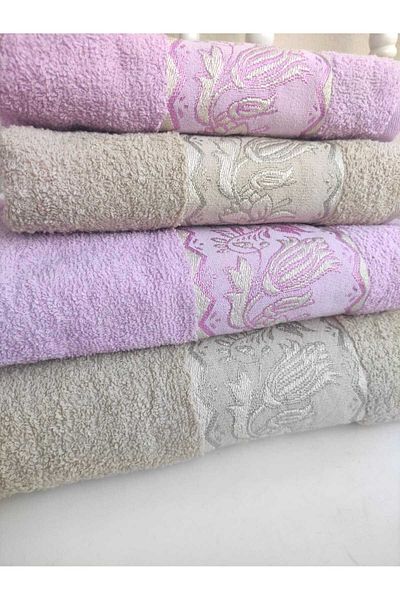 denizli hatırası Σετ Μπάνιου 2 Τεμάχια 70x140 cm και 2 Τεμάχια πετσέτες 50x90 cm