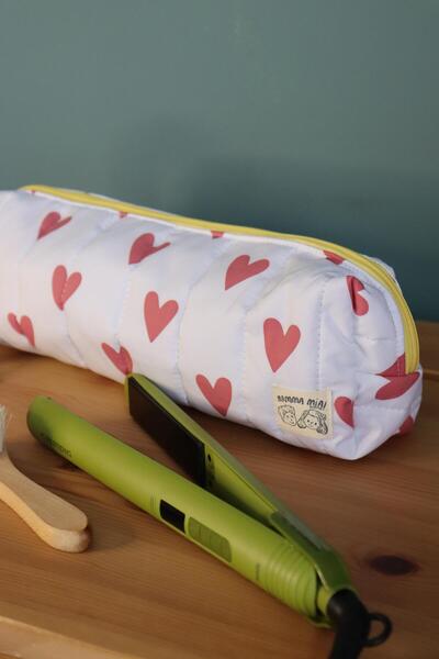 Generic Brand Heart Hair Styling Travel Bag and Organizer - Large Size