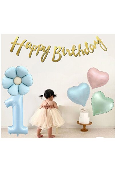 DÜVENCİ TİCARET SET BALON FOLIE DE MACARON CULOARE INIMĂ PAPTYA