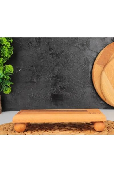 Ramo's Dřevěný mramorový prezentační držák - stojan a dno nádoby na olej