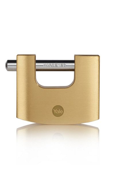 Yale 70 mm Oval Sliding Pin Brass Padlock